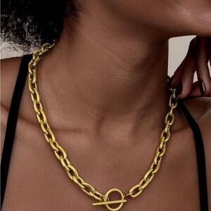 Gold Chain Necklace 18k Gold Plated High Quality and Non Tarnish